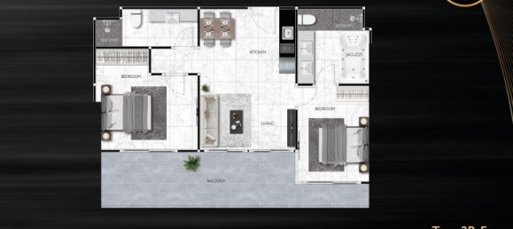 2 chambres Condo à Pattaya, Thailand No. 11638 30