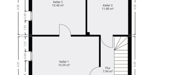 2 غرف نوم تاون هاوس في Offenbach, Germany رقم 344377 12