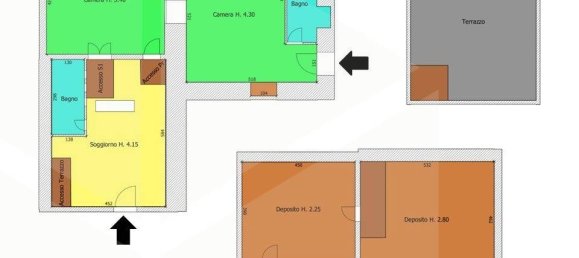 3 rooms House in Bari, Italy No. 17221 4