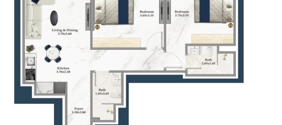 2 bedrooms Apartment in Dubai Silicon Oasis, UAE No. 96113 14