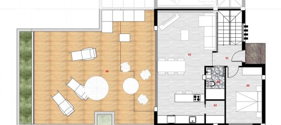 Квартира с 3 спальнями в Аморос, Испания № 6923 4