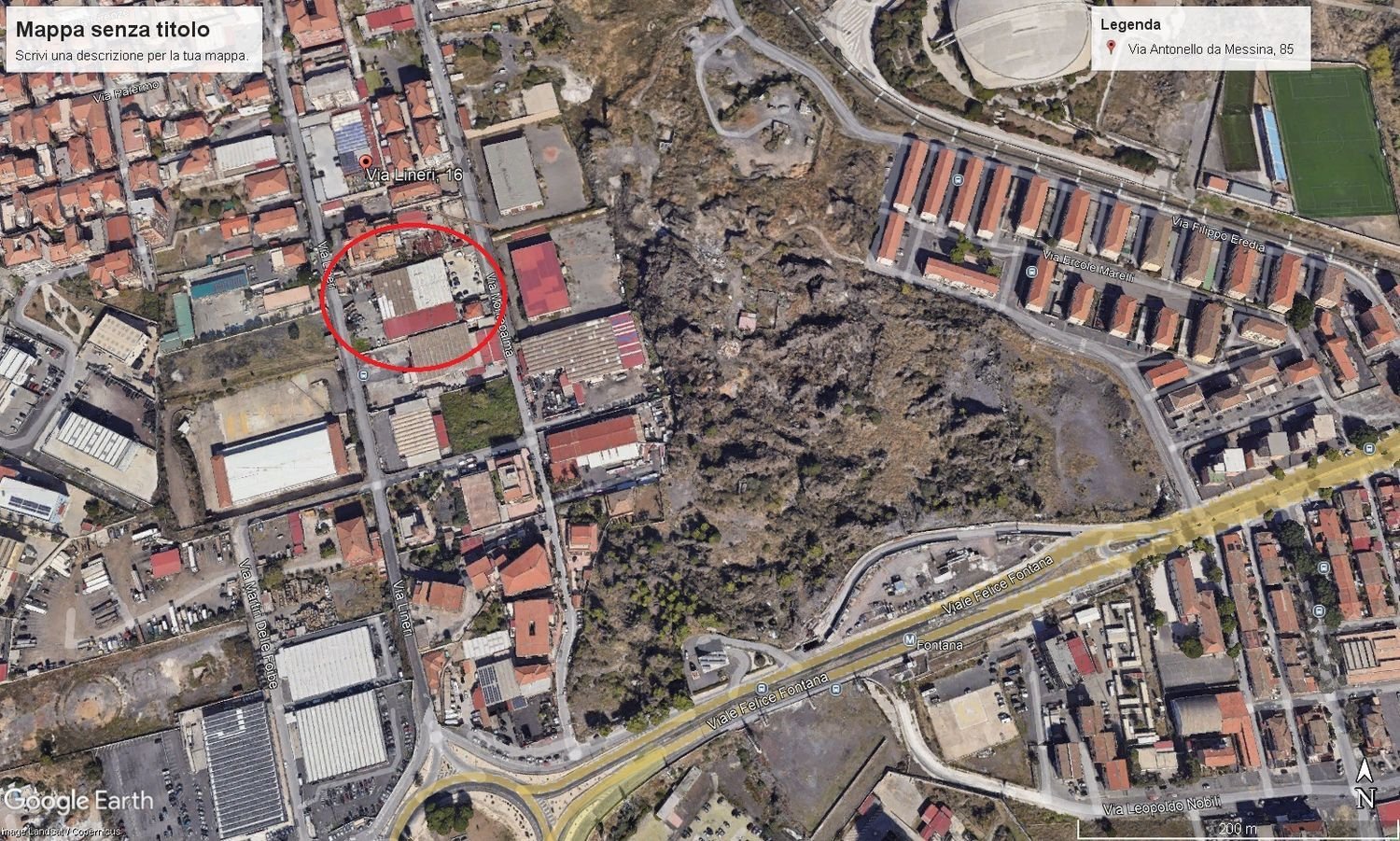 Lagerhaus in Catania, Italy 1250m², Nr. 286277