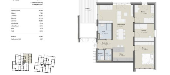4-Zimmer Gewerbliche Immobilie in Innsbruck-Stadt, Austria, Nr. 213232 5
