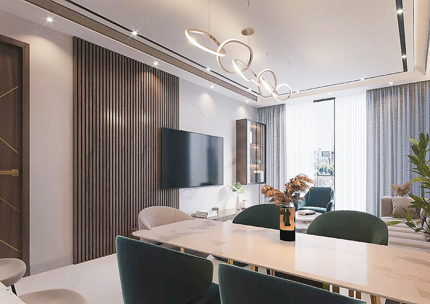 Квартира с 2 спальнями в Dubai Science Park, ОАЭ № 24348