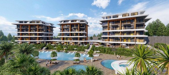 Квартира с 2 комнатами в Каргыджак, Турция № 9893 3