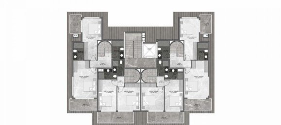 Квартира с 2 комнатами в Каргыджак, Турция № 9893 30