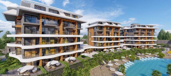 Квартира с 2 комнатами в Каргыджак, Турция № 9893 4