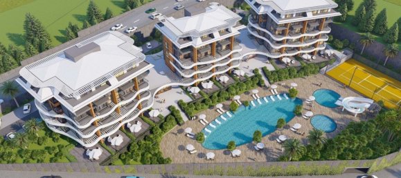 Квартира с 2 комнатами в Каргыджак, Турция № 9893 18