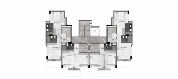 Квартира с 2 комнатами в Каргыджак, Турция № 9893 27