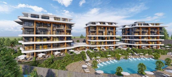 Квартира с 2 комнатами в Каргыджак, Турция № 9893 7