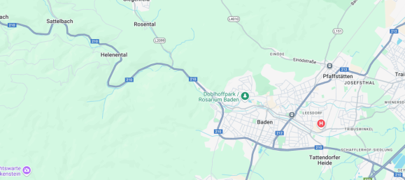 Квартира с 3 комнатами в Баден, Австрия № 232574 13