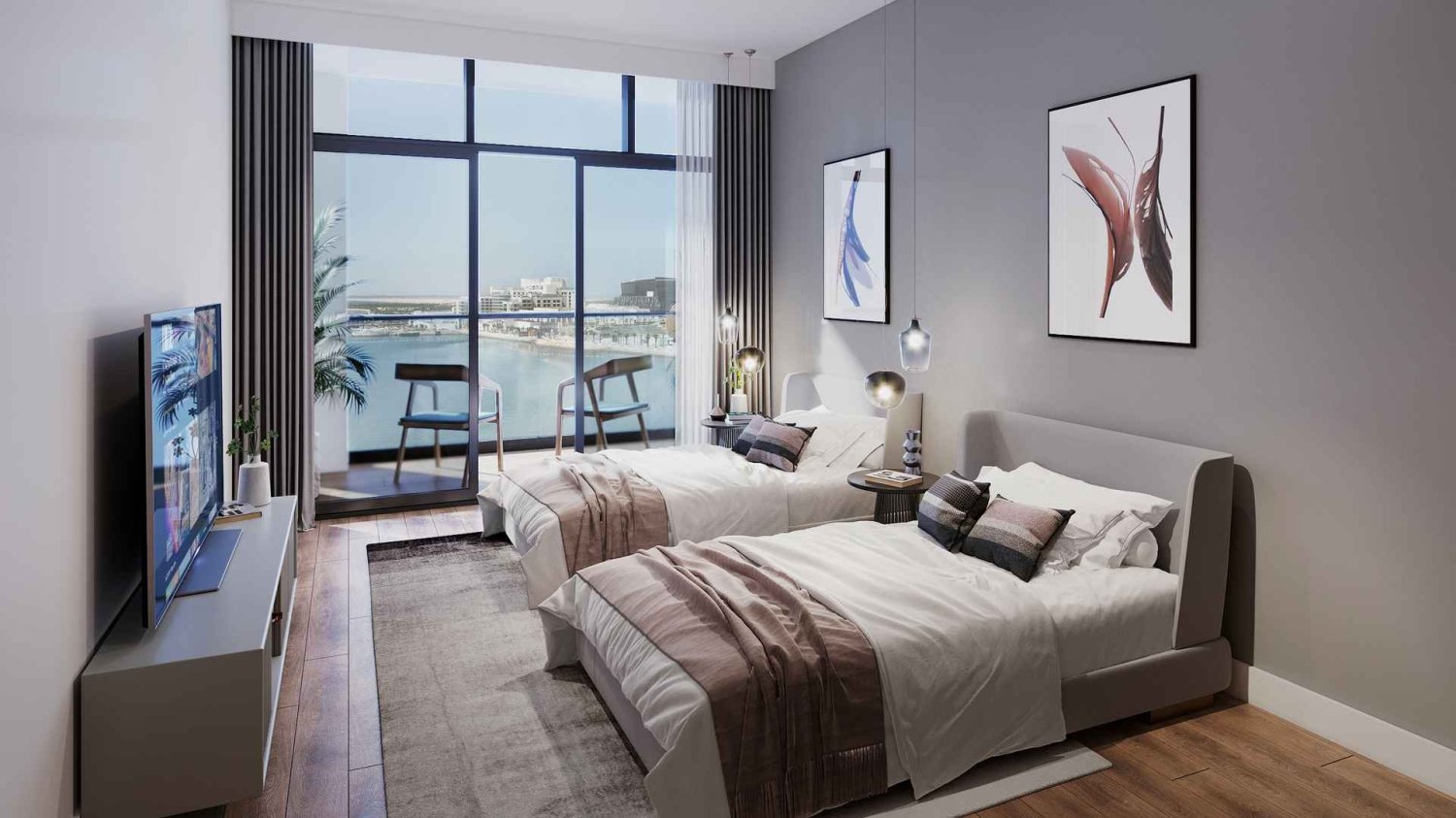 Apartamento T3 em PERLA II, Yas Island, UAE N.º 59521