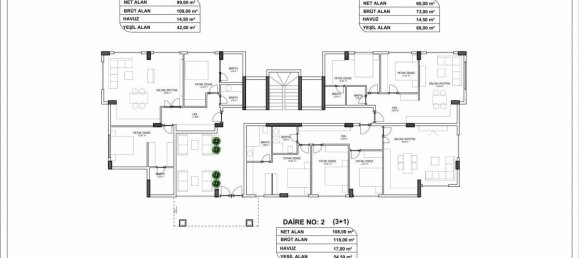 2 rooms Apartment in Oba, Turkey No. 10130 7