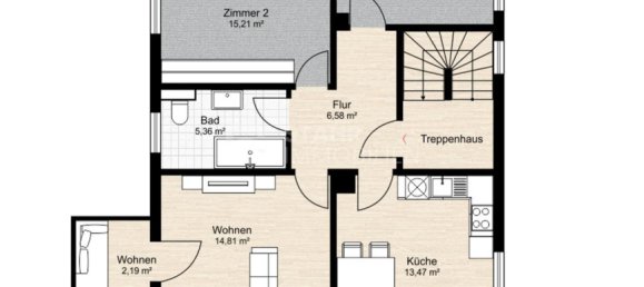 Таунхаус с 5 спальнями в Аугсбург, Германия № 268443 17