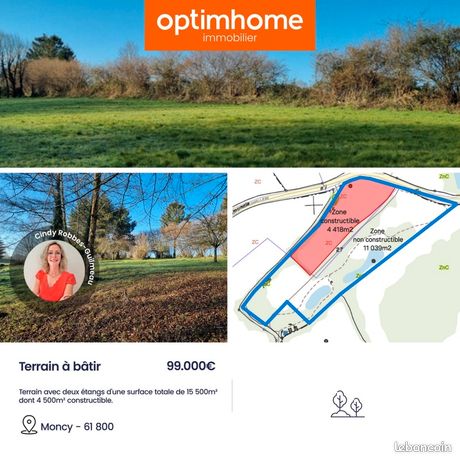  قطعة أرض في Moncy, France 15457متر مربع رقم 109384