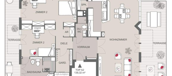 3 rooms Apartment in Dobling, Austria No. 50128 18