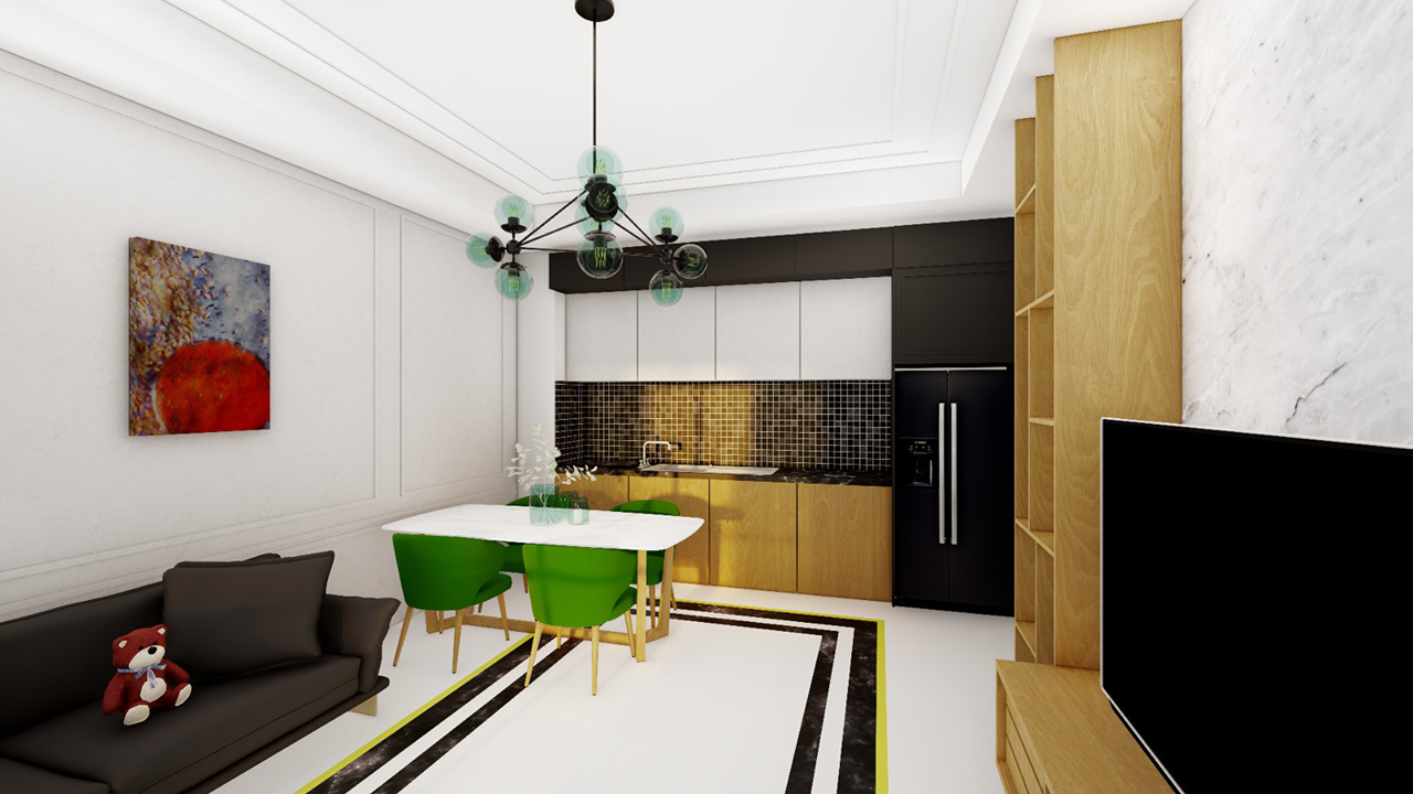 Apartment 2+1 in White Life - III, Alanya, Turkey No. 34742