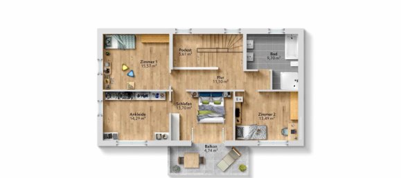 5 Schlafzimmer Stadthaus in Freising, Germany, Nr. 352224 15