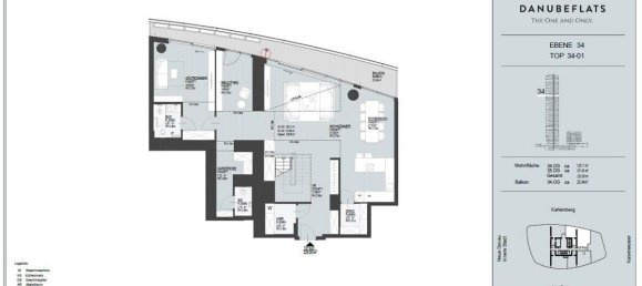 Квартира с 5 комнатами в Вена, Австрия № 129397 3