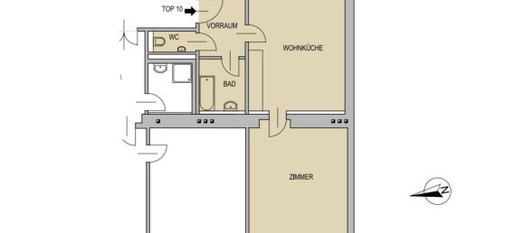 Apartamento de 2 habitaciónes en Josefstadt, Austria No. 53531 16