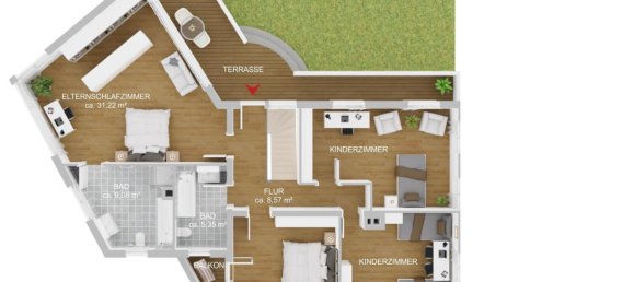 Таунхаус с 4 спальнями в Саарбрюккен, Германия № 369278 11