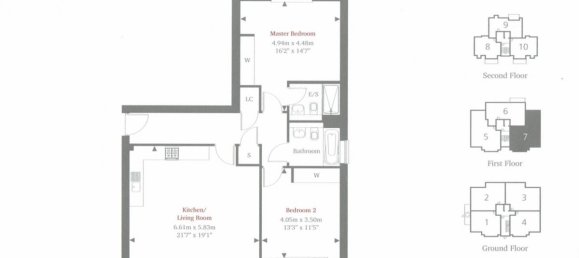 2 غرف نوم شقة في Windsor, United Kingdom رقم 417 2