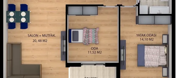 Apartment 2+1 in Aksu, Turkey No. 32730 24