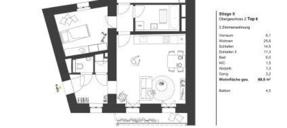 Apartamento de 3 habitaciónes en Vienna, Austria No. 141515 13