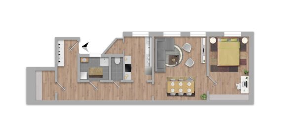 2-Zimmer Wohnung in Favoriten, Austria, Nr. 251941 13