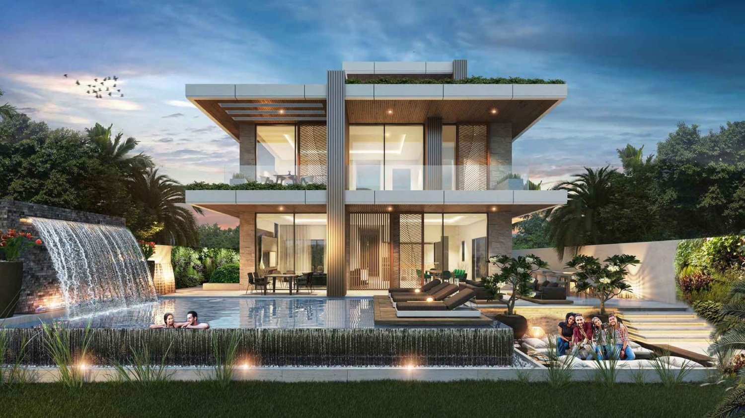 Villa de 6 dormitorios en CAVALLI ESTATES, DAMAC Hills (Akoya by DAMAC), UAE No. 60788