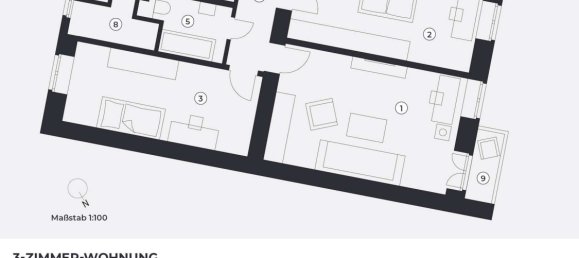 2 Schlafzimmer Wohnung in Moabit, Germany, Nr. 96254 15