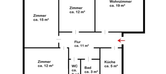4 rooms Apartment in Bremen, Germany No. 11527 10