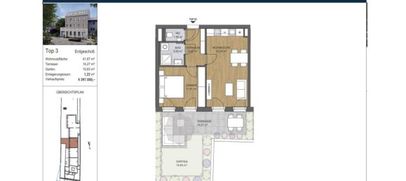 2-salle Appartement à Dobling, Austria No. 221900 24