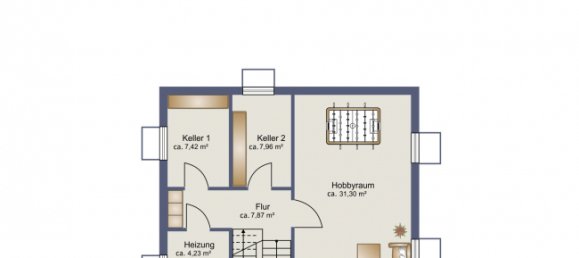 4 غرف نوم تاون هاوس في Munich, Germany رقم 285496 32