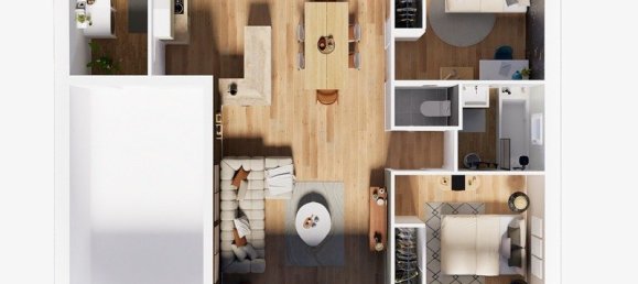 2 Schlafzimmer Haus in Lye, France, Nr. 257626 4