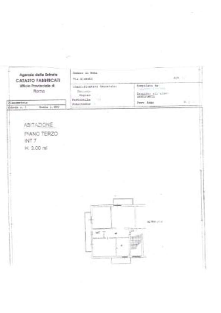 3-salle Penthouse à Rome, Italy No. 276658