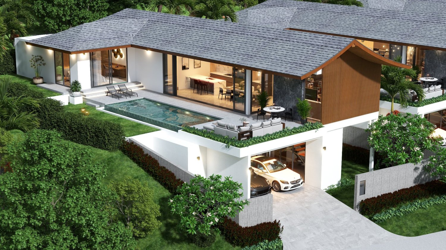 3 dormitorios villa en venta en Ko Samui, Surat Thani, Southern Thailand, Thailand № 78609