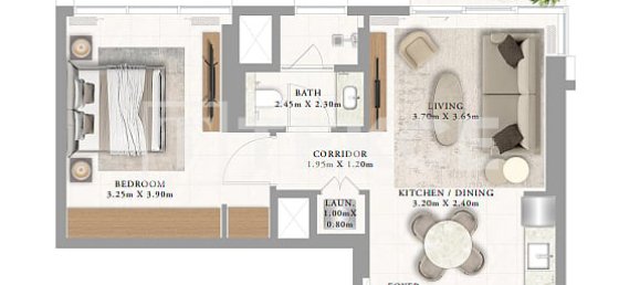 2 Schlafzimmer Penthaus in Al Marjan Island, UAE, Nr. 102548 10