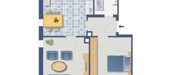 Квартира с 2 комнатами в Вупперталь, Германия № 13338 10