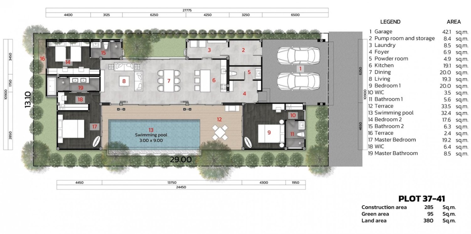 3 غرف نوم فيلا في Phuket, Thailand رقم 11598