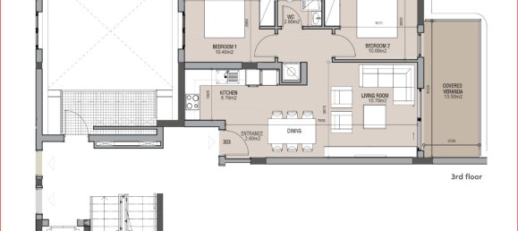 2 Schlafzimmer Wohnung in Palaio Faliro, Greece, Nr. 2549 12