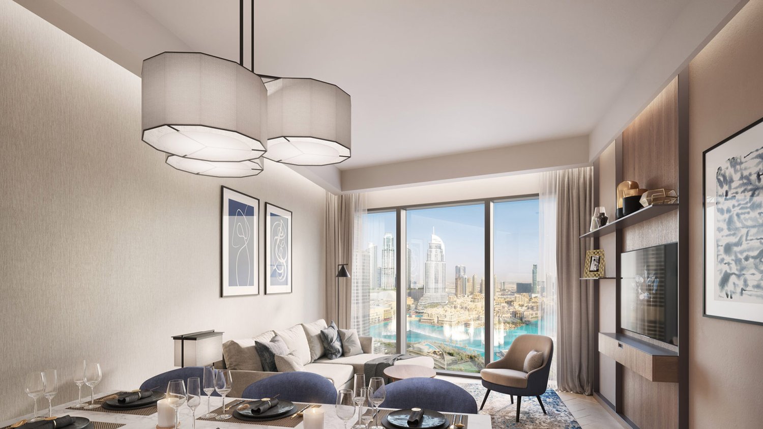 2 bedrooms Apartment in THE ADDRESS RESIDENCES DUBAI OPERA, Downtown Dubai (Downtown Burj Dubai), UAE No. 58079