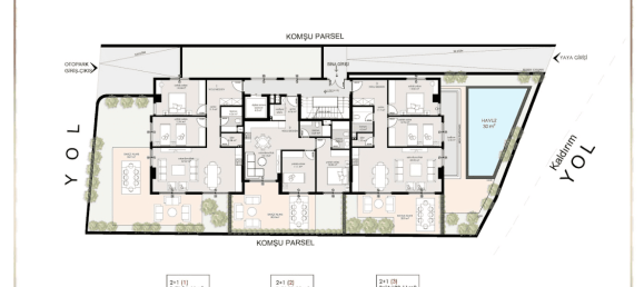 Wohnung 2+1 in Oba, Turkey, Nr. 33566 17