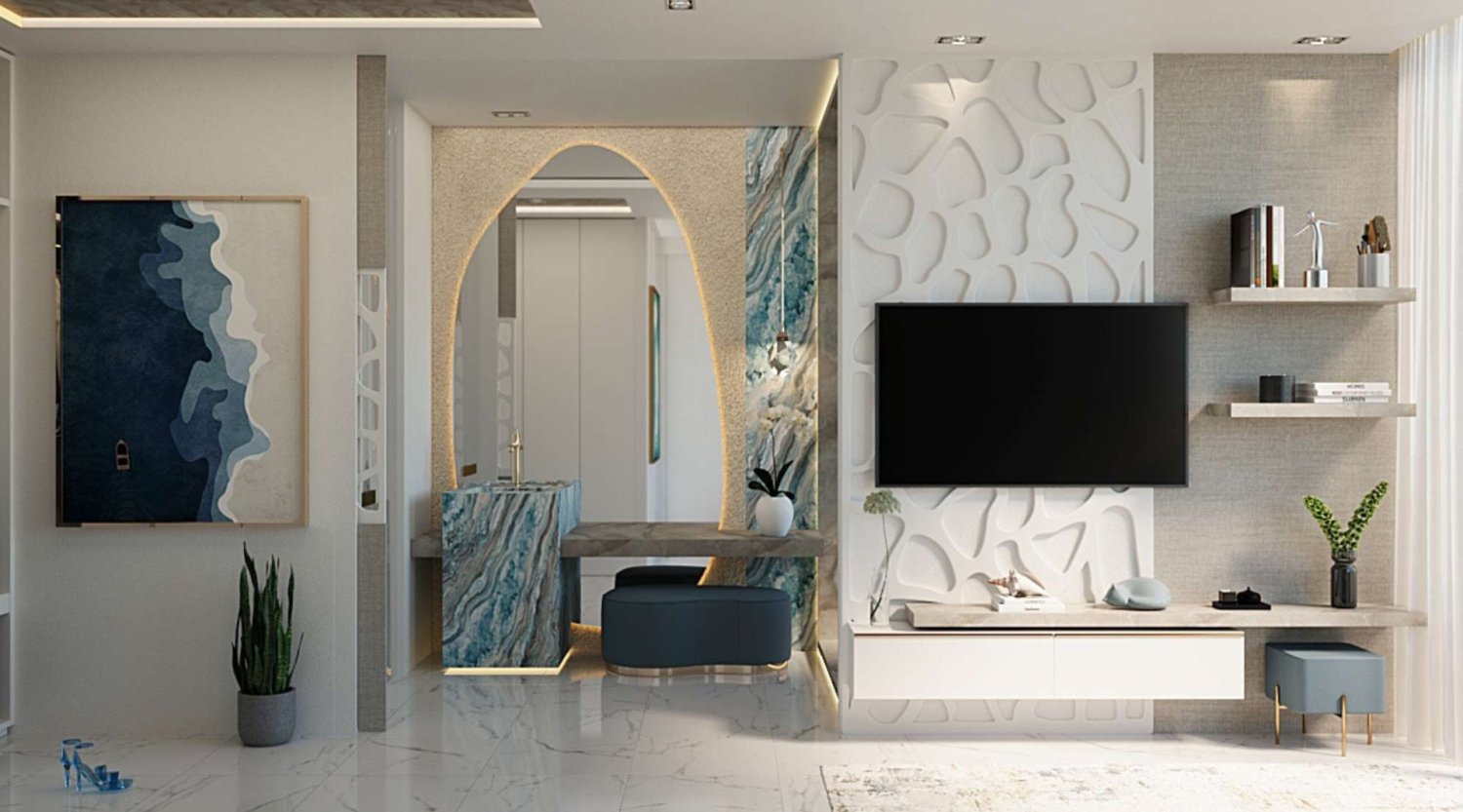 Квартира с 1 спальней в MANTA BAY, Al Marjan Island, ОАЭ № 63983