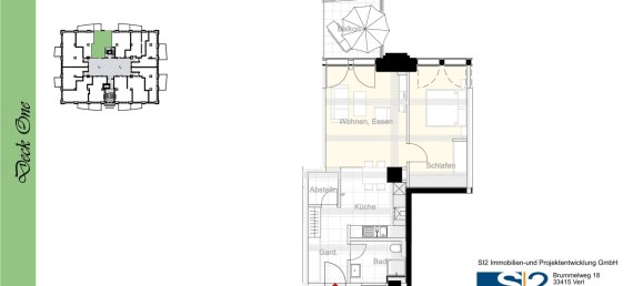 Apartamento de 1 dormitorio en Dortmund, Germany No. 348882 3
