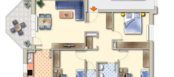 3 chambres Appartement à Boblingen, Germany No. 266152 3