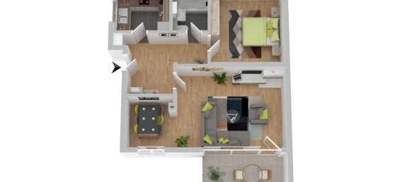 2 chambres Appartement à Monchengladbach, Germany No. 26808 9