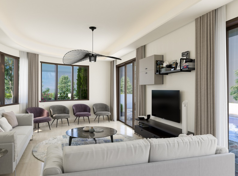 Вилла с 3 спальнями в Киссонерга, Кипр № 7457