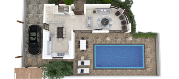 Вилла с 3 спальнями в Киссонерга, Кипр № 7457 3