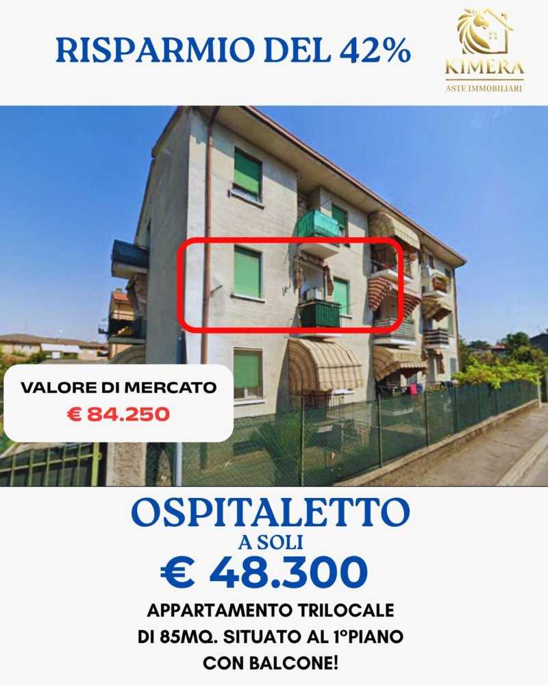 3-Zimmer Wohnung in Ospitaletto, Italy, Nr. 279044